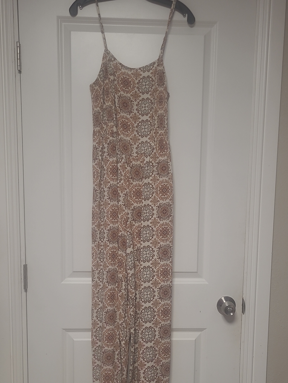 Indigo Rose Bohemian Print Jumpsuit